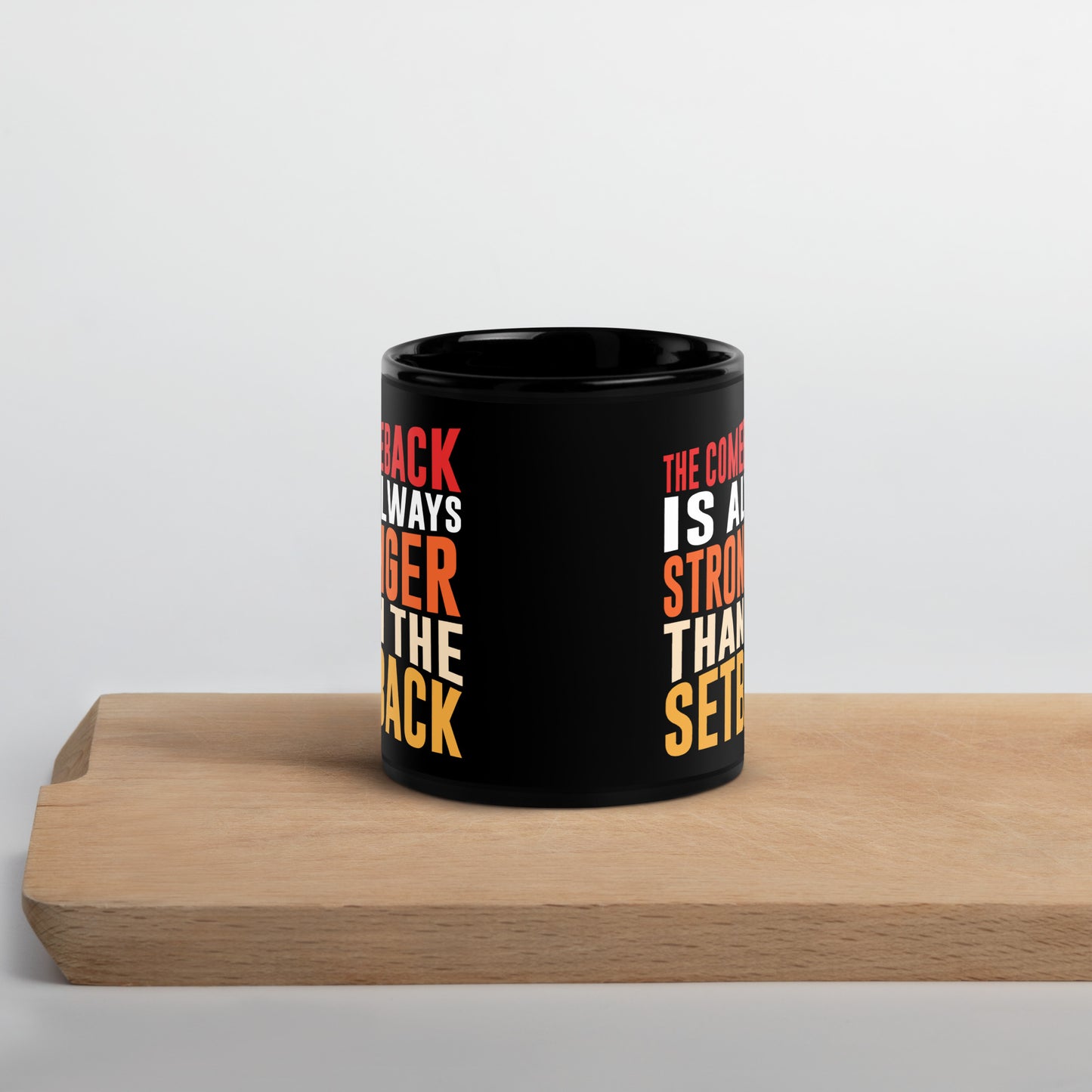 Black Glossy Mug